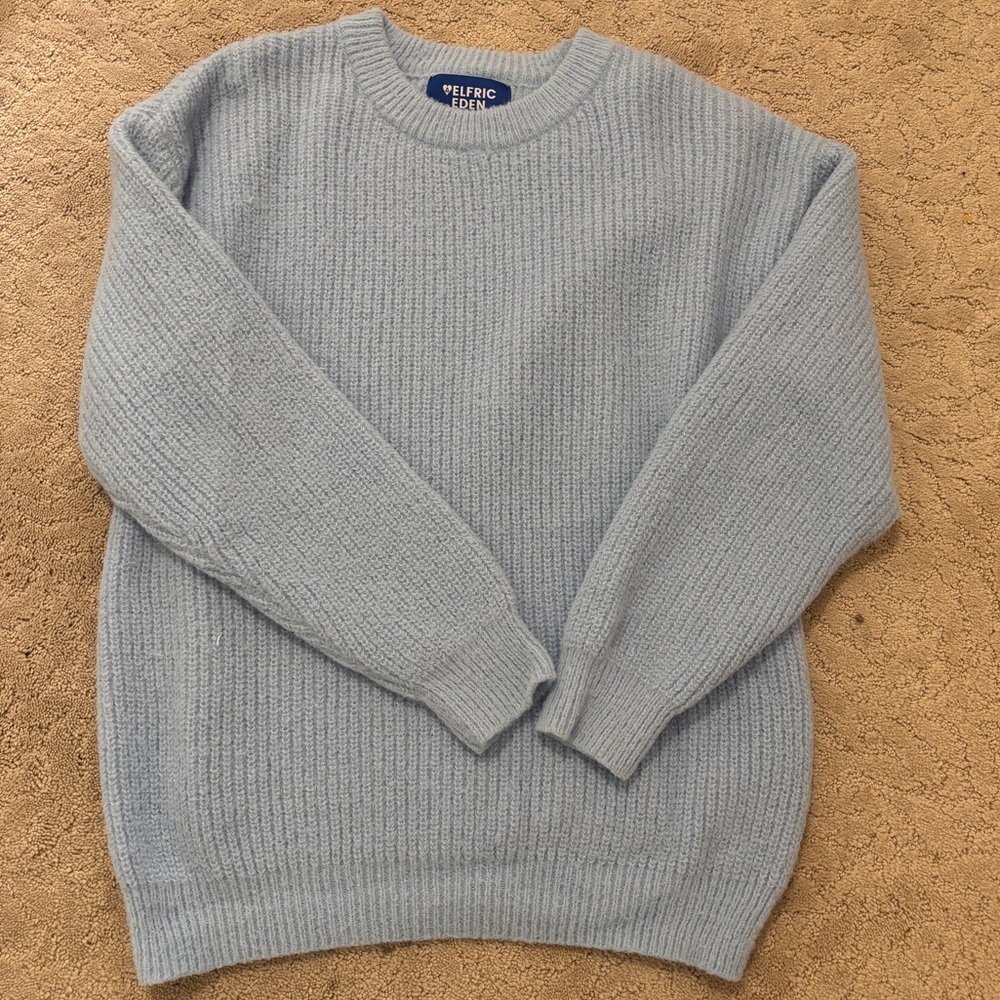 Aelfric Eden Light Blue Crewneck Sweater